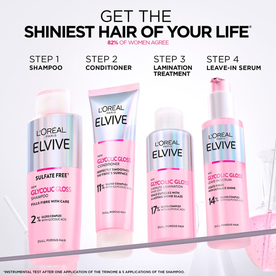 image 1 of L'Oreal Paris Elvive Glycolic Gloss Conditioner 150ml