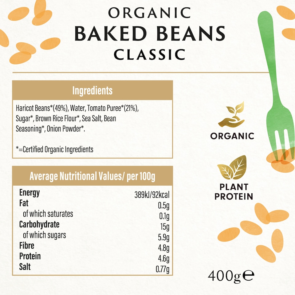 image 1 of Biona Organic Classic Baked Beans 400g