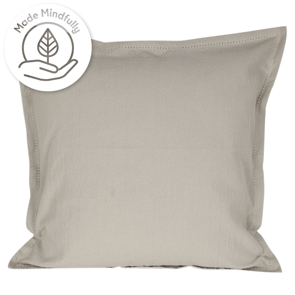 F&F Home Natural Washed Cotton díszpárna 50 cm x 50 cm