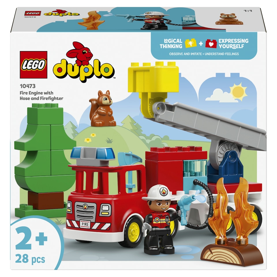 obrázok 1 z LEGO DUPLO 10473 Hasičské auto s hadicou a hasičom