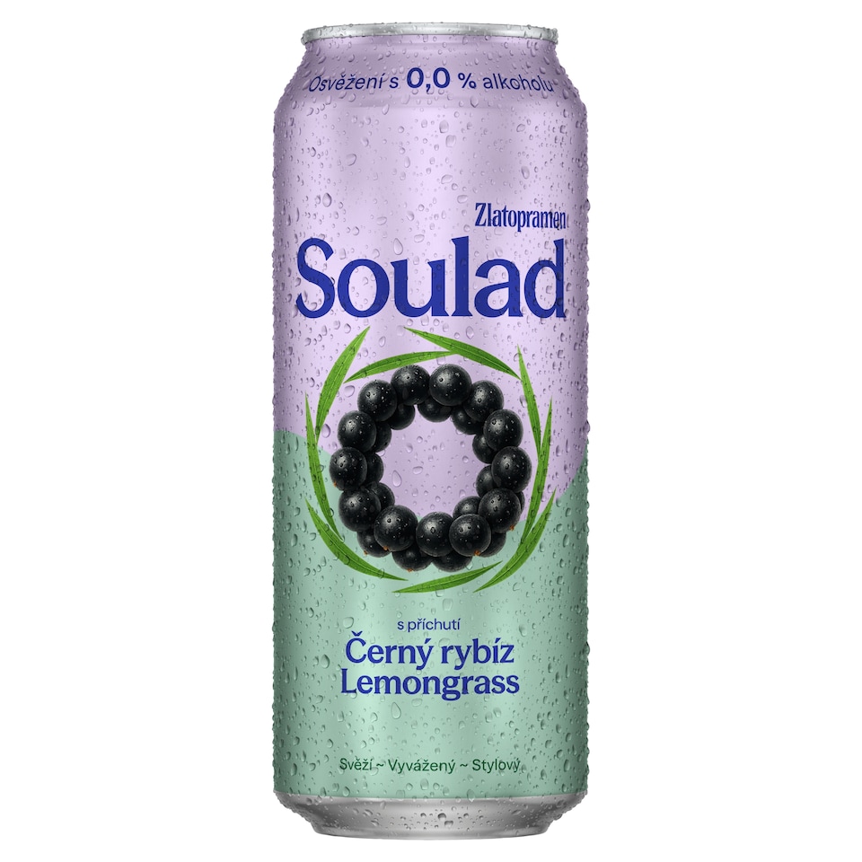 image 1 of Zlatopramen Soulad with Black Currant, Lemongrass Flavor 0.5L