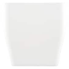 Veca Living bílý matný čtvercový květináč 15 cm x 15 cm