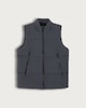 image 4 of F&F Zip Pocket Padded Shower Resistant Gilet in Grey