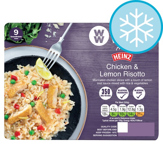 Weight Watchers Chicken Lemon Risotto 320G Tesco Groceries