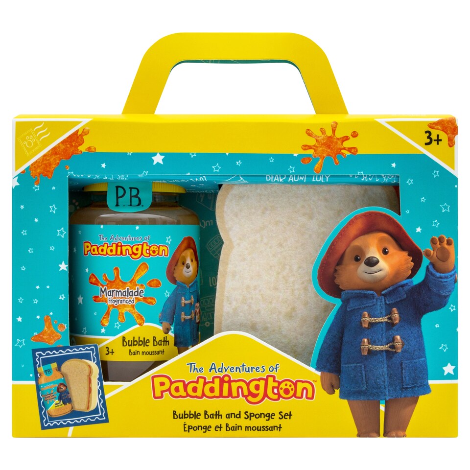 Paddington Marmalade Bubble Bath & Sponge Set