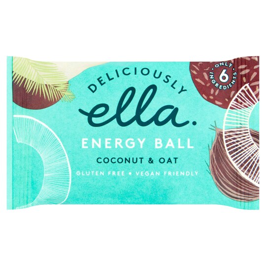 Deliciously Ella Coconut And Oat Energy Ball 40G Tesco Groceries