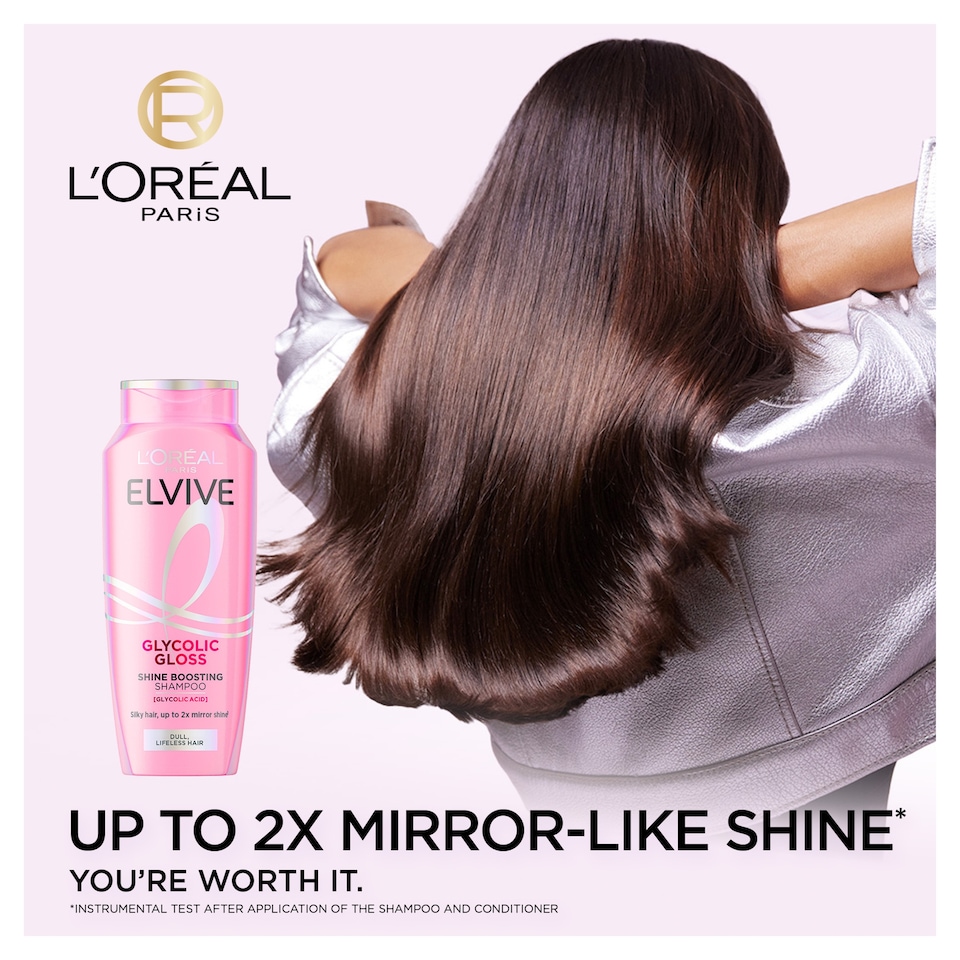image 1 of L'Oreal Elvive Glycolic Gloss Shampoo 400Ml