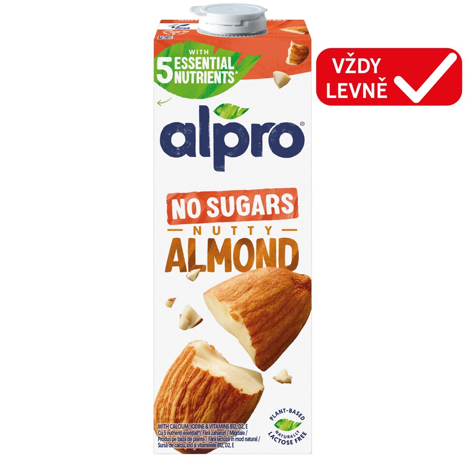 Obrázek 1 pro produkt ALPRO Mandlový Nápoj Neslazený 1l