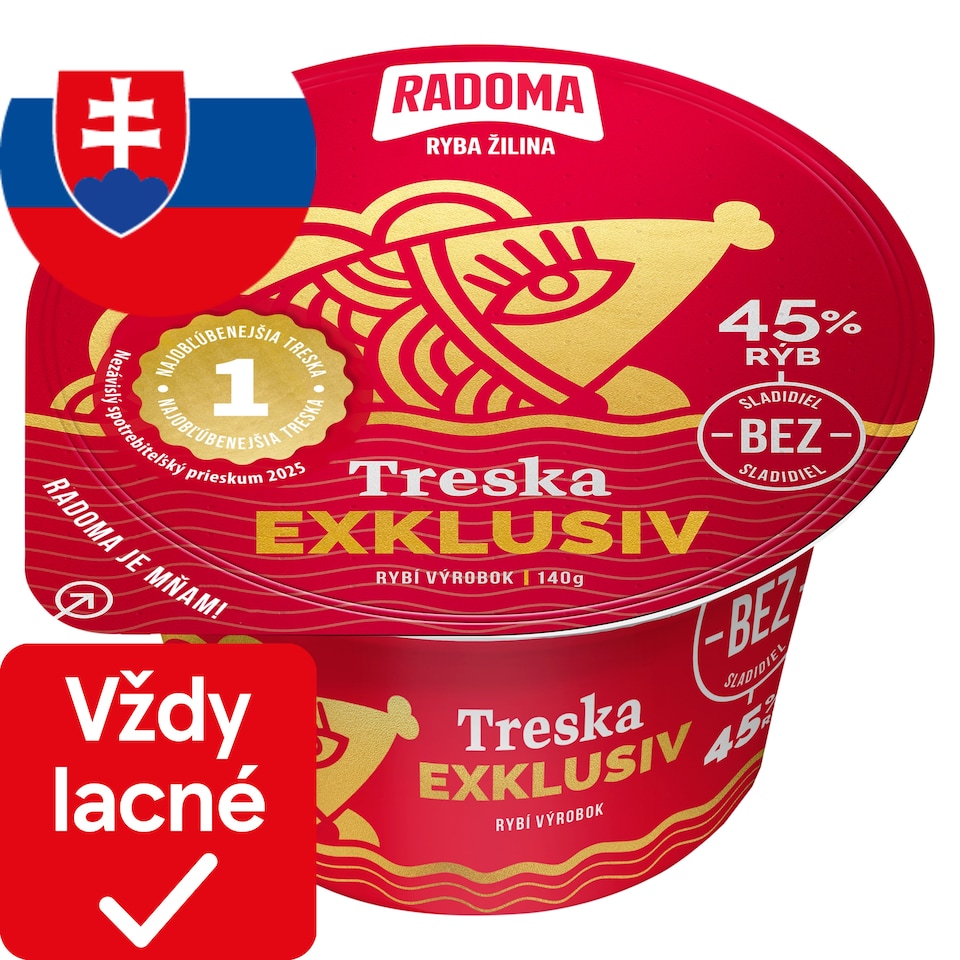 PRETO Ryba Žilina Treska Exklusiv 140 g