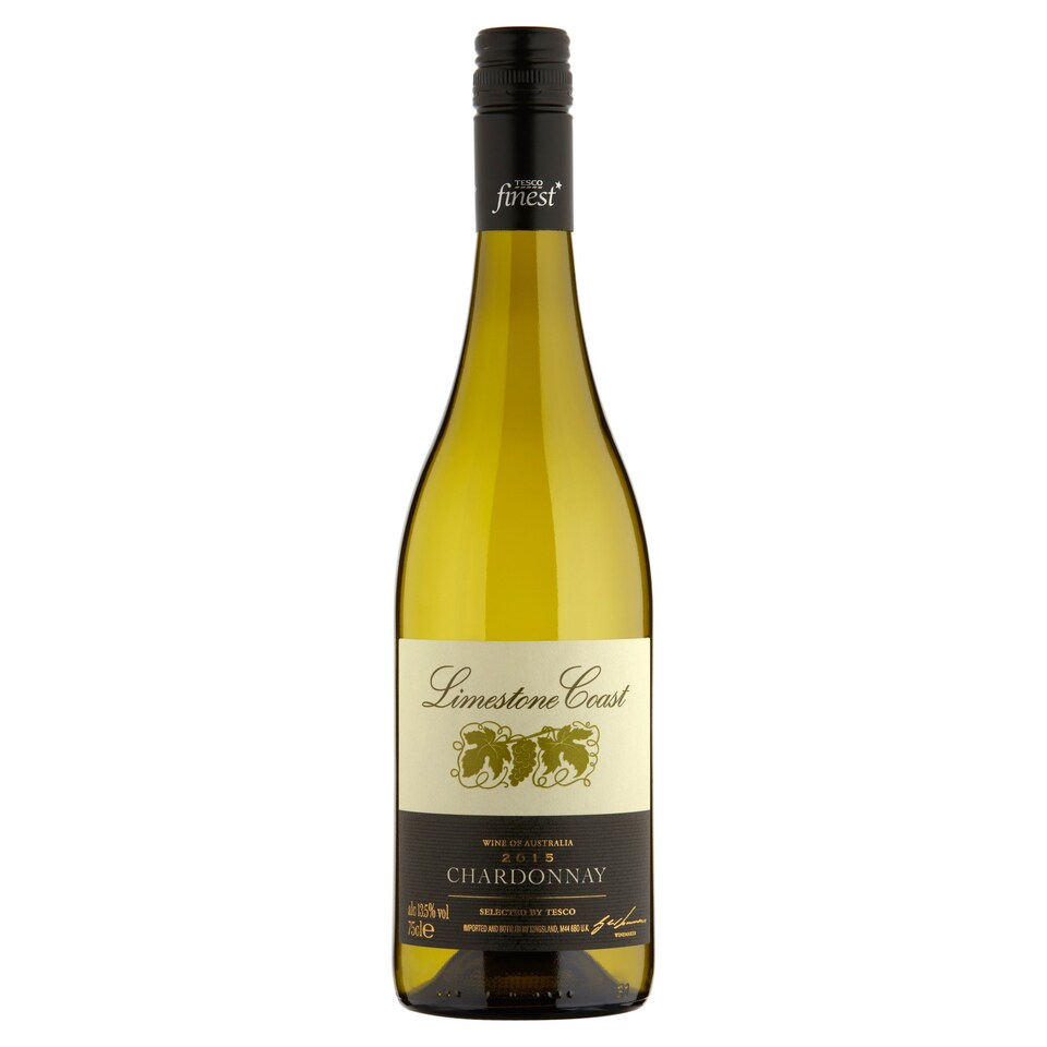 image 1 of Tesco Finest Limestone Coast Chardonnay 75Cl