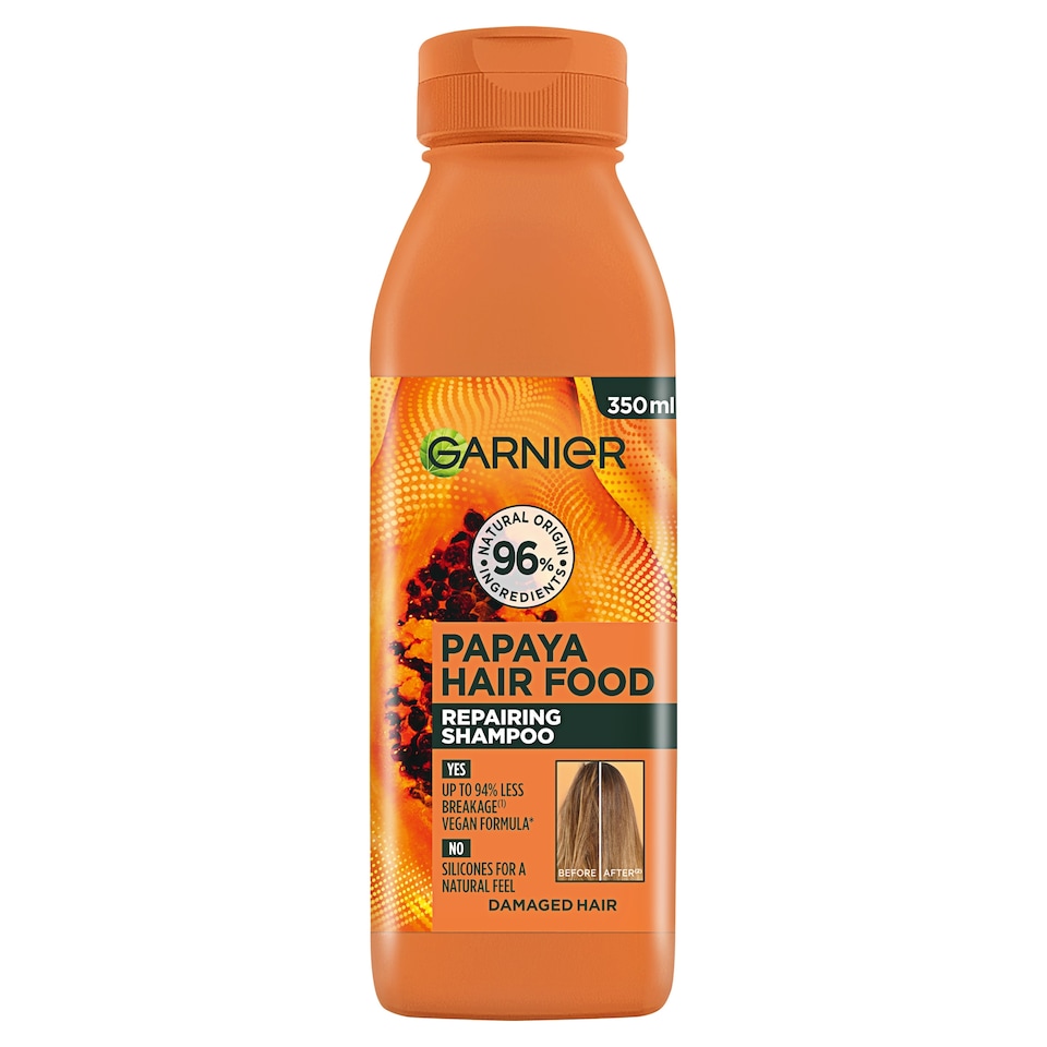 image 1 of Garnier Ultimate Blends Hair Food Papaya Shampoo 350ml