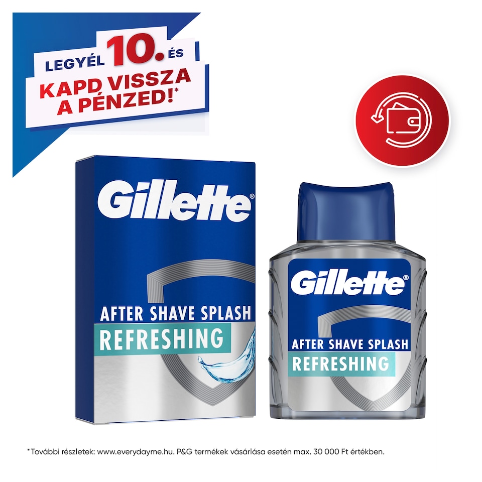 Gillette Series Refreshing After Shave Splash for Men, 100ml