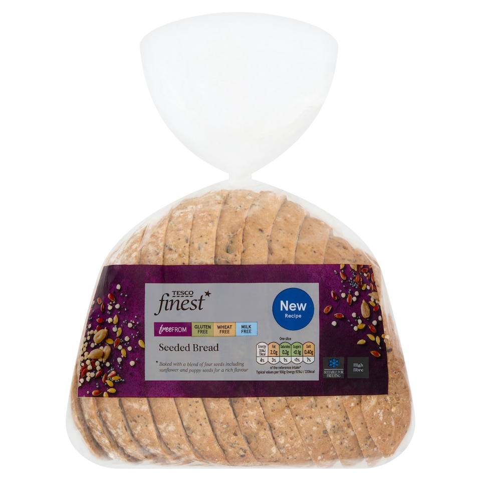 Tesco Finest Free From Seeded Bread 400g