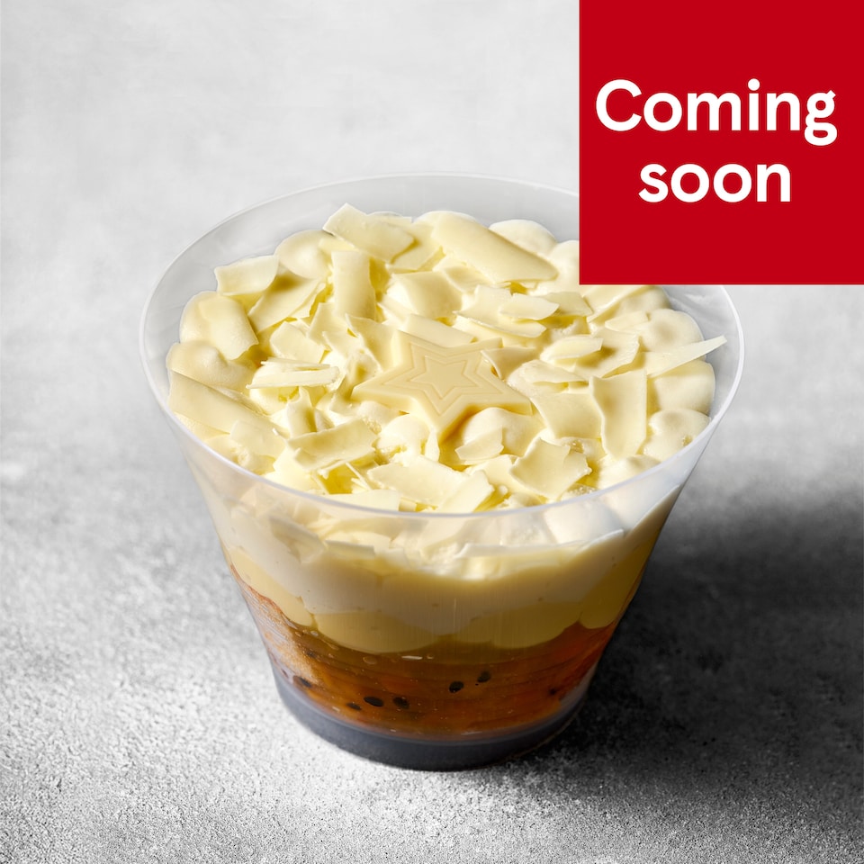 79. Tesco Finest Peach & Passion Fruit Mimosa Trifle Normal 780g (Serves 8)