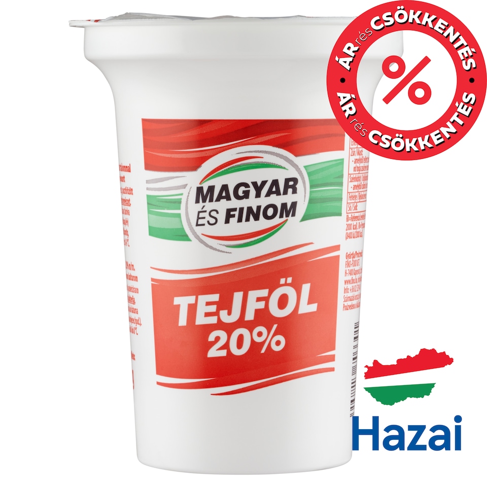 Magyar és Finom Sour Cream 20% 320 g
