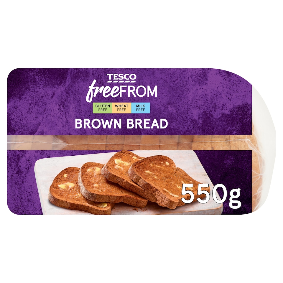 Tesco Free From Brown Bread 550g