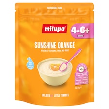 Milupa Sunshine Orange Baby Cereal 4-6+ Months 125g
