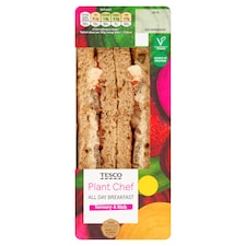 Tesco Plant Chef All Day Breakfast Sandwich
