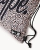 image 2 of Hype Leopard Print Drawstring Bag in Multi