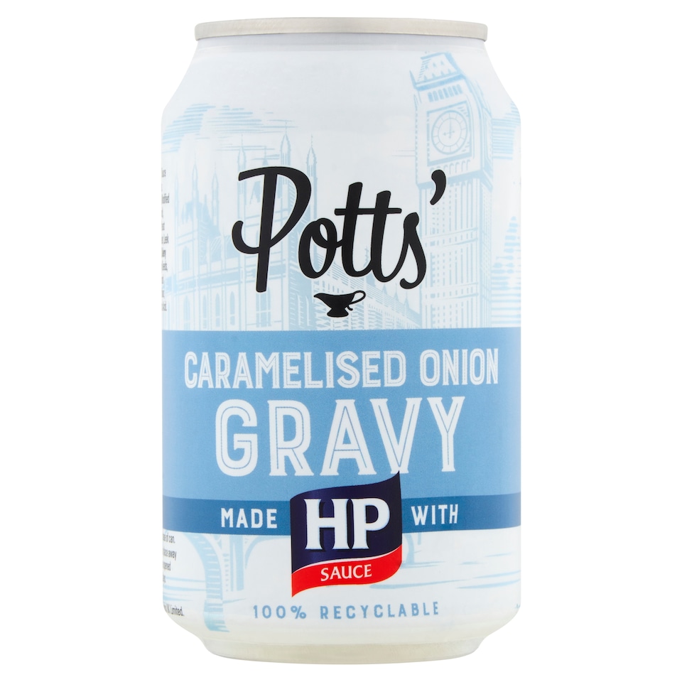 Potts Caramelised Onion Gravy with HP Sauce 330g