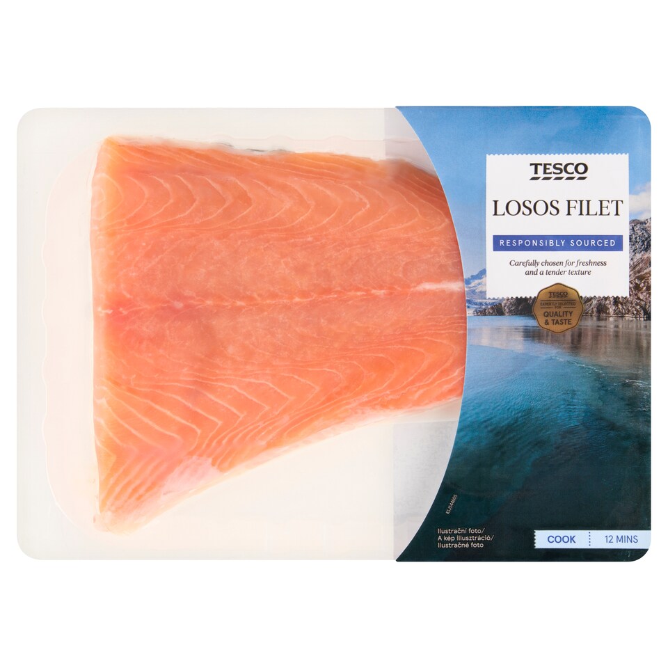 Obrázek 1 pro produkt Tesco Losos obecný filet s kůží