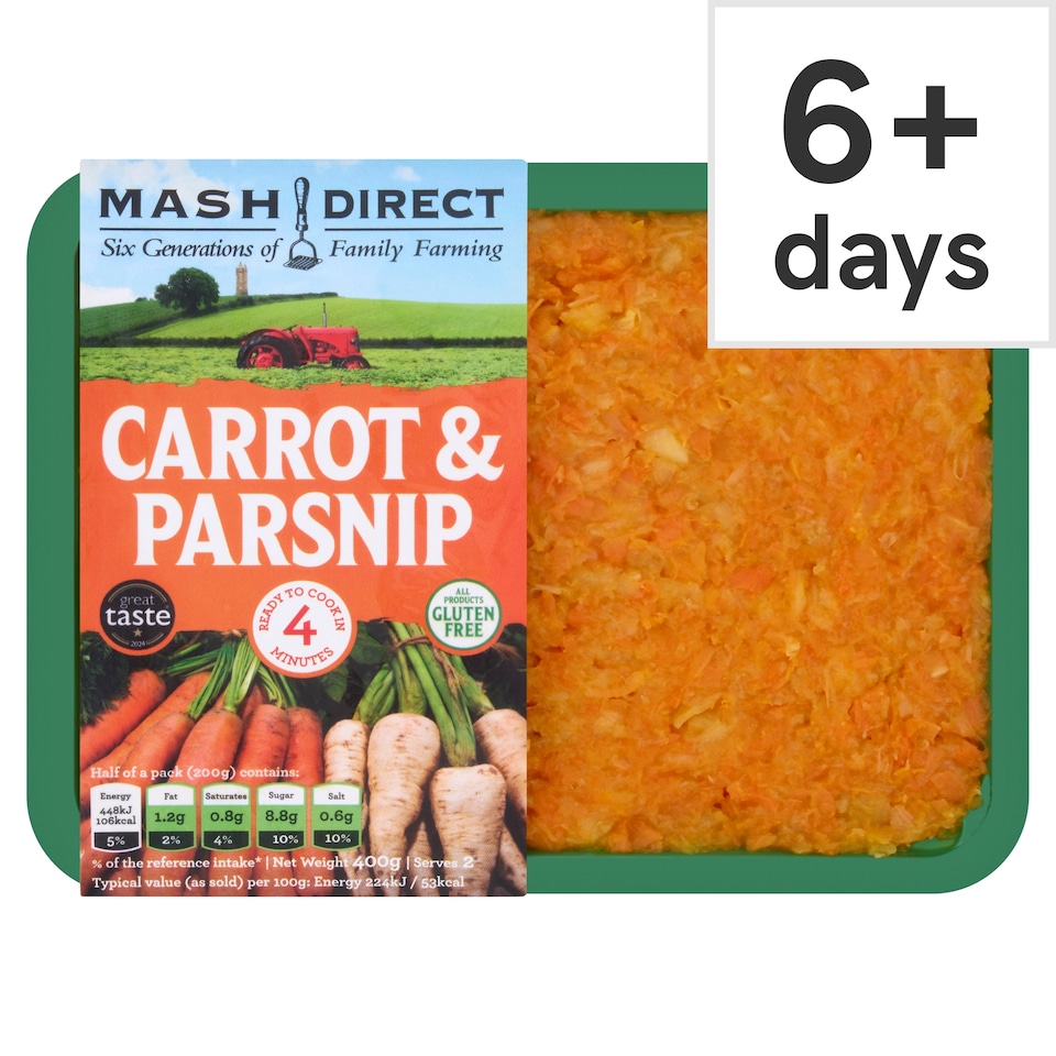 Mash Direct Carrot & Parsnip Mash 400G