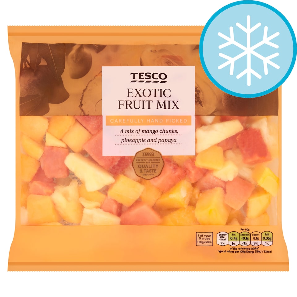 Tesco Exotic Fruit Mix 450G