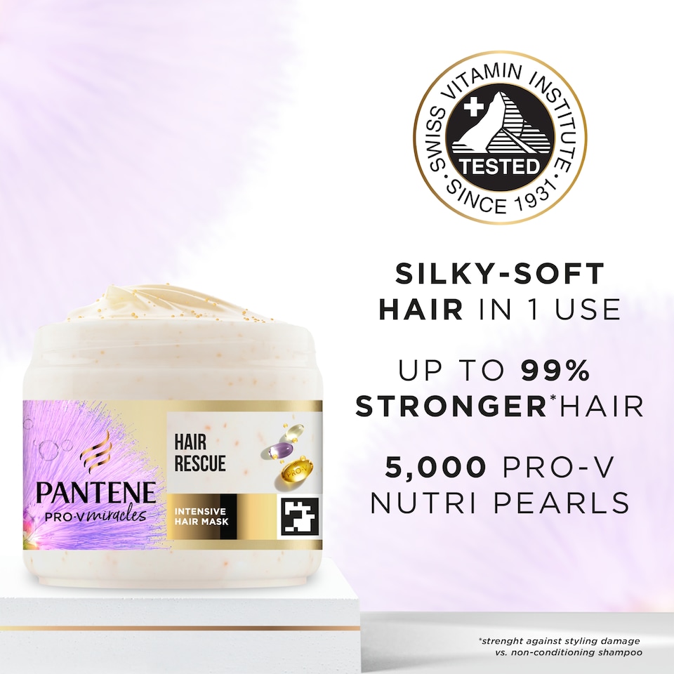 image 1 of Pantene Pro.V Miracles Hair Rescue Intensive Hair Mask 300ml