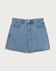 image 4 of The F&F Edit A-Line Denim Shorts in Blue