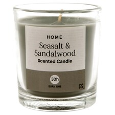 Tesco Seasalt And Sandalwood Filled Candle