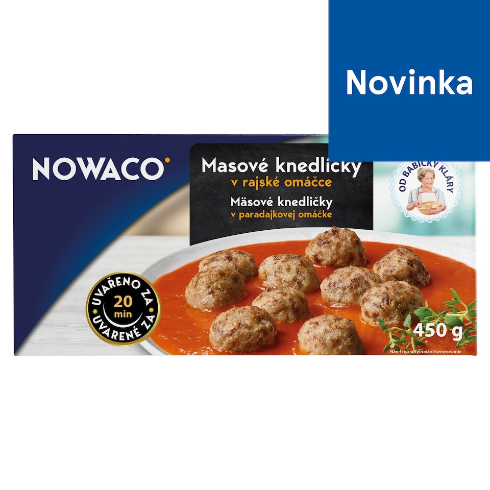 Nowaco Meat Dumplings in Tomato Sauce 450 g