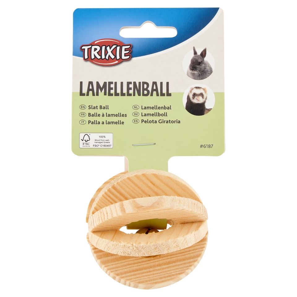 Trixie játék falabda csengővel 6 cm