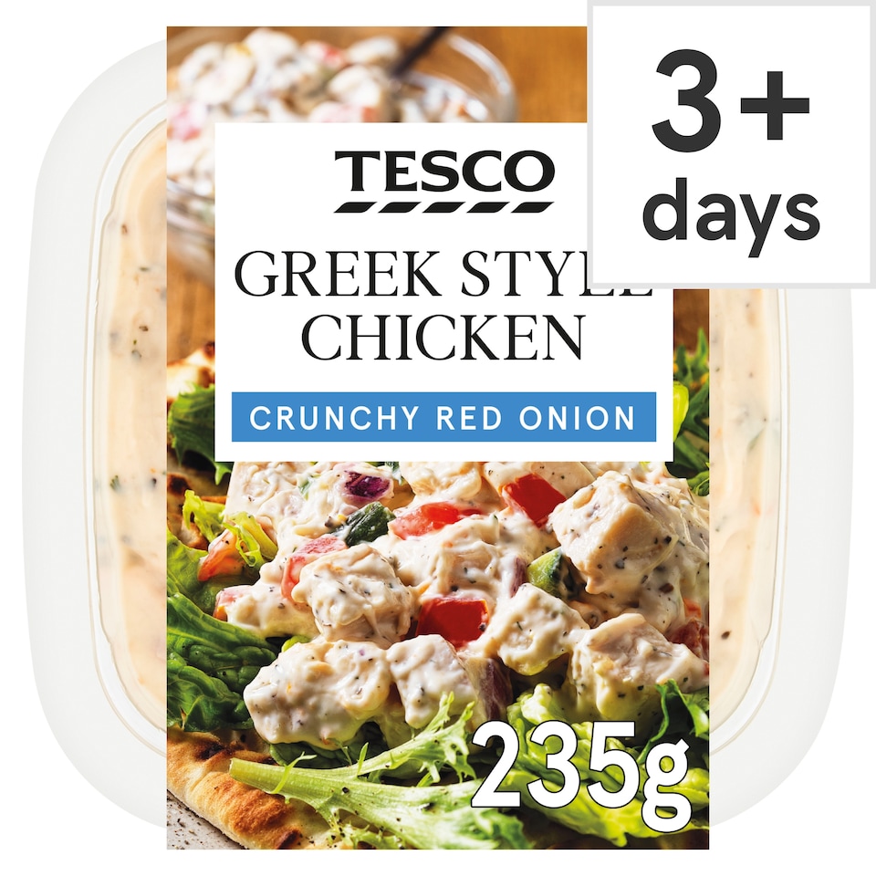 Tesco Greek Style Chicken Sandwich Filler 235g