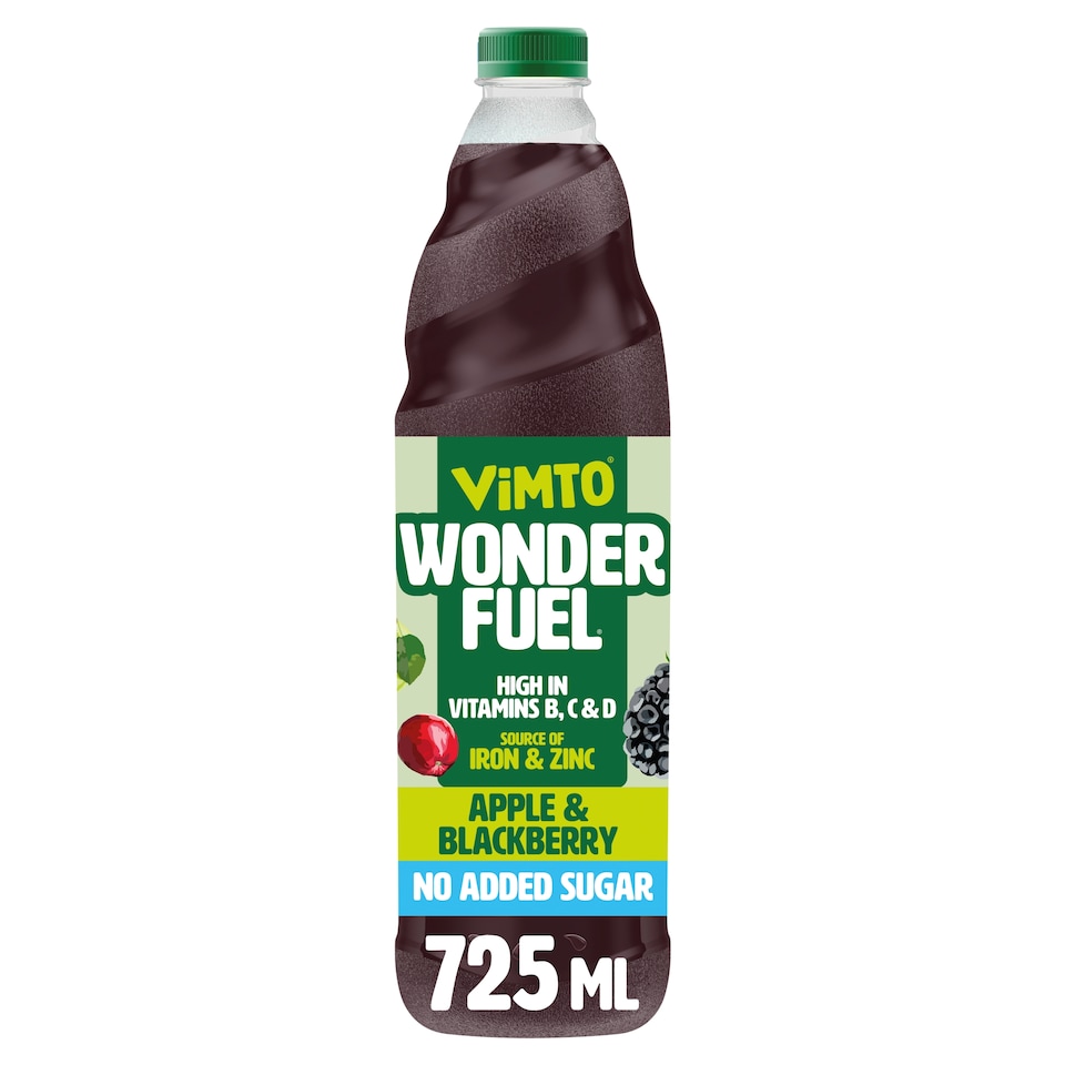 Vimto Wonderfuel Apple & Blackberry Squash 725ml
