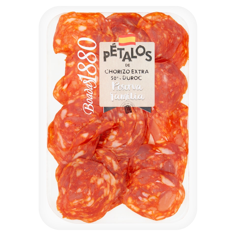 BOADAS PETALOS CHORIZO EXTRA 50% DUROC 80g
