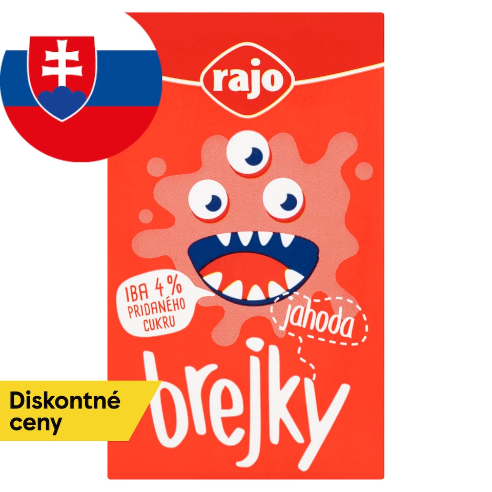 obrázok 1 z Rajo Brejky Jahoda 250 ml