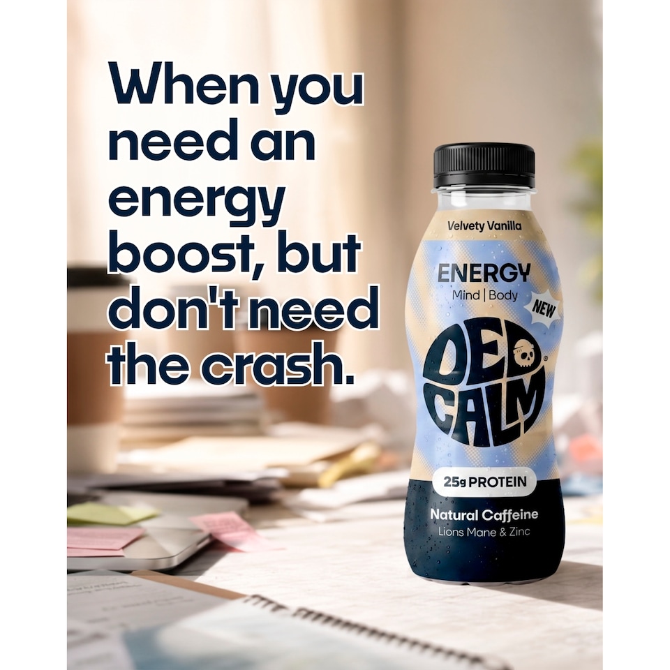 image 1 of DedCalm Protein Energy Drink - Vanilla Flavour - 330ml