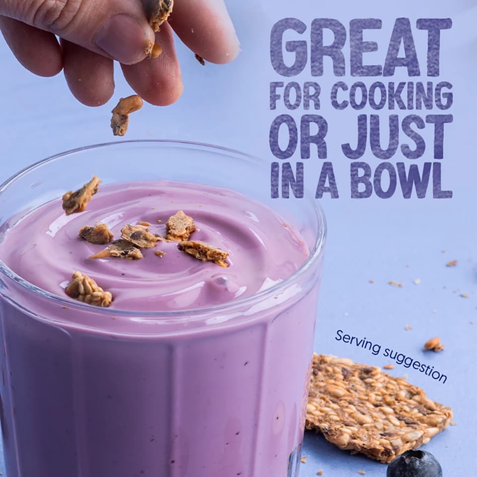 image 1 of Alpro Blueberry Dairy Free Soya Yoghurt Alternative 500g