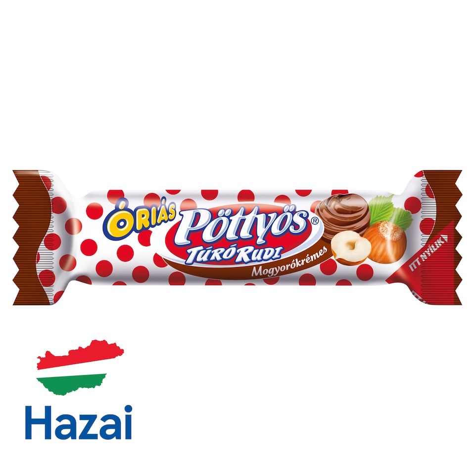 Pöttyös Túró Rudi mogyorókrémes desszertkészítmény 51 g