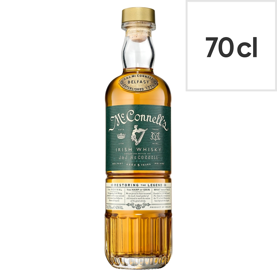 McConnell's 5yr Irish Whisky 700ml