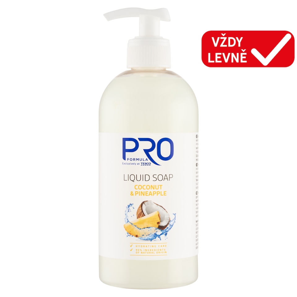 Pro Formula Tekuté mýdlo s vůní kokosu a ananasu 500ml