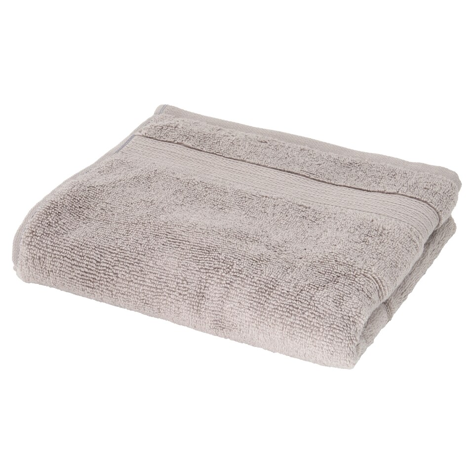 F&F Home Light Grey Supersoft Cotton Hand Towel