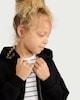 image 2 of F&F Girls Cotton Rich Zip Up Hoodie in Black