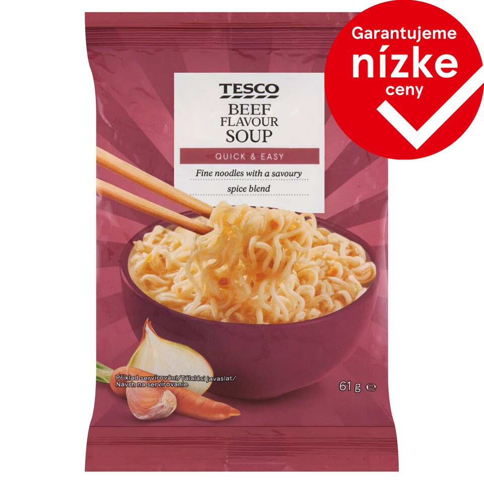 Tesco Beef Flavour Soup 61 g