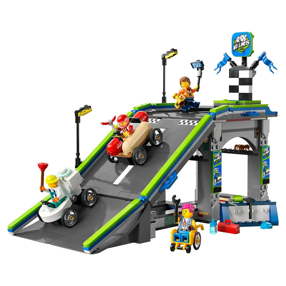 image 1 of LEGO City 60460 Tvoje pravidlá: Pretekárska dráha s rampami