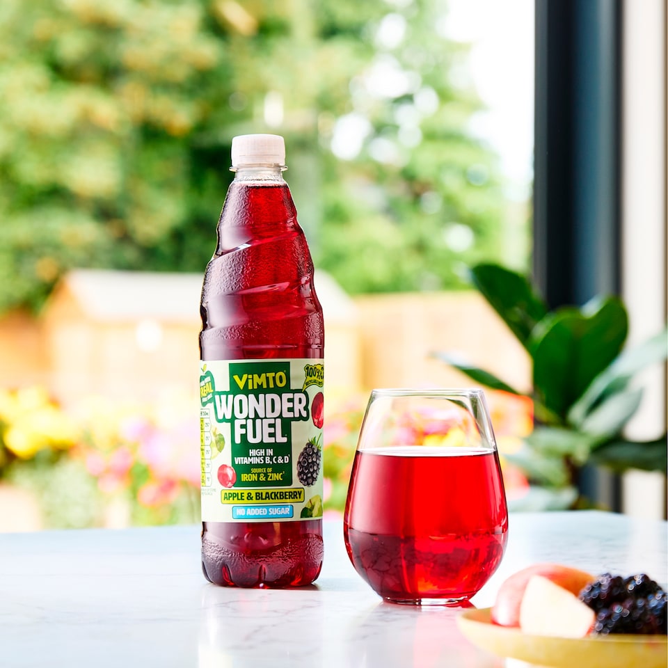 image 1 of Vimto Wonderfuel Apple & Blackberry Squash 725ml