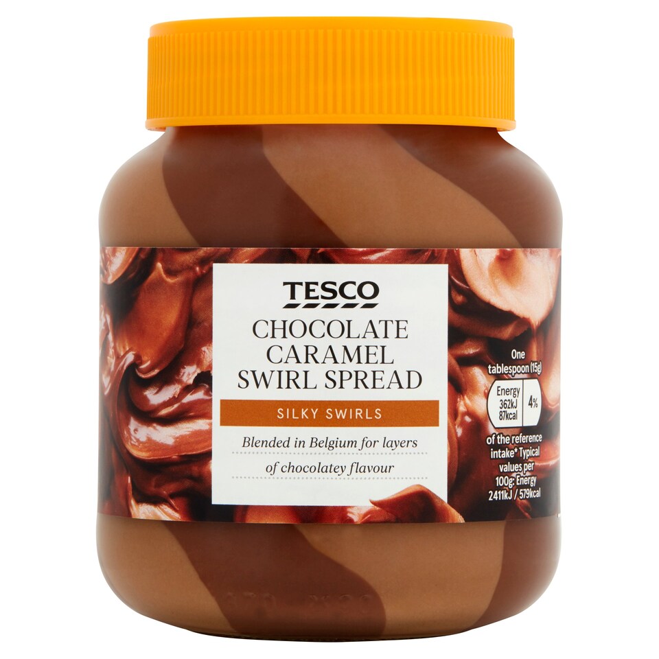 Tesco Caramel And Chocolate Spread 400G