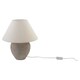 image 1 of F&F Home Grey Ceramic Urn Table Lamp