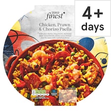 Tesco Finest Chicken, Prawn & Chorizo Paella 400g