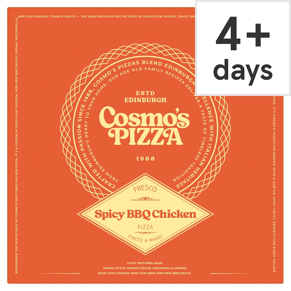 Cosmos Spicy BBQ Chicken Pizza 520g
